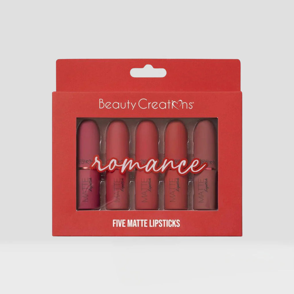 5 Piece Matte Lipstick Set (REDS)