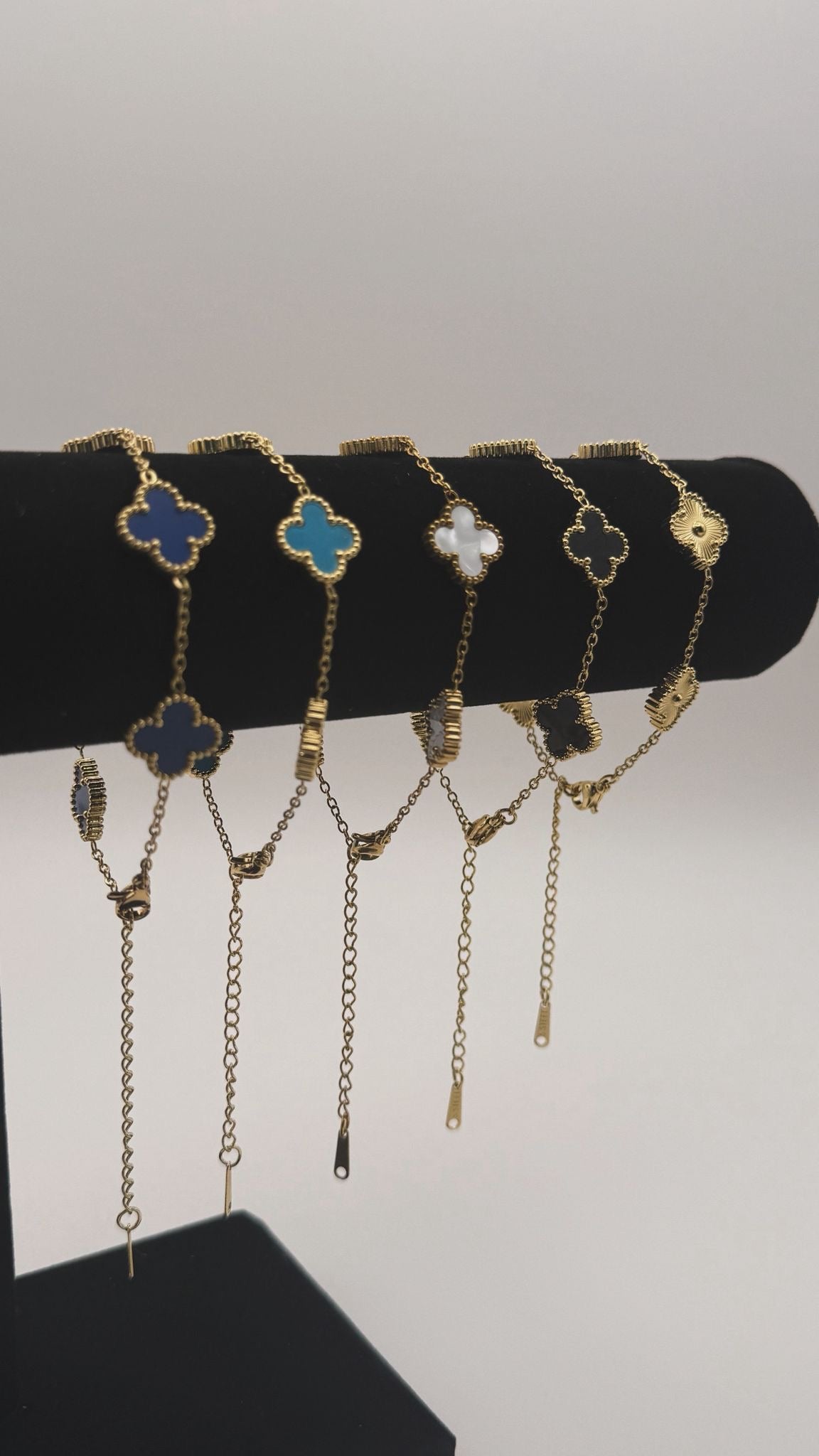 Stainless Steel Clover Bracelet