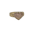 Pink Heart Rolly Ring