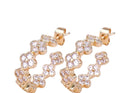 Clover Hoop Earrings