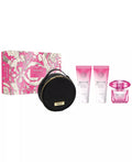 Versace Bright Crystal Absolu 4-pc Gift Set with Round Makeup Bag